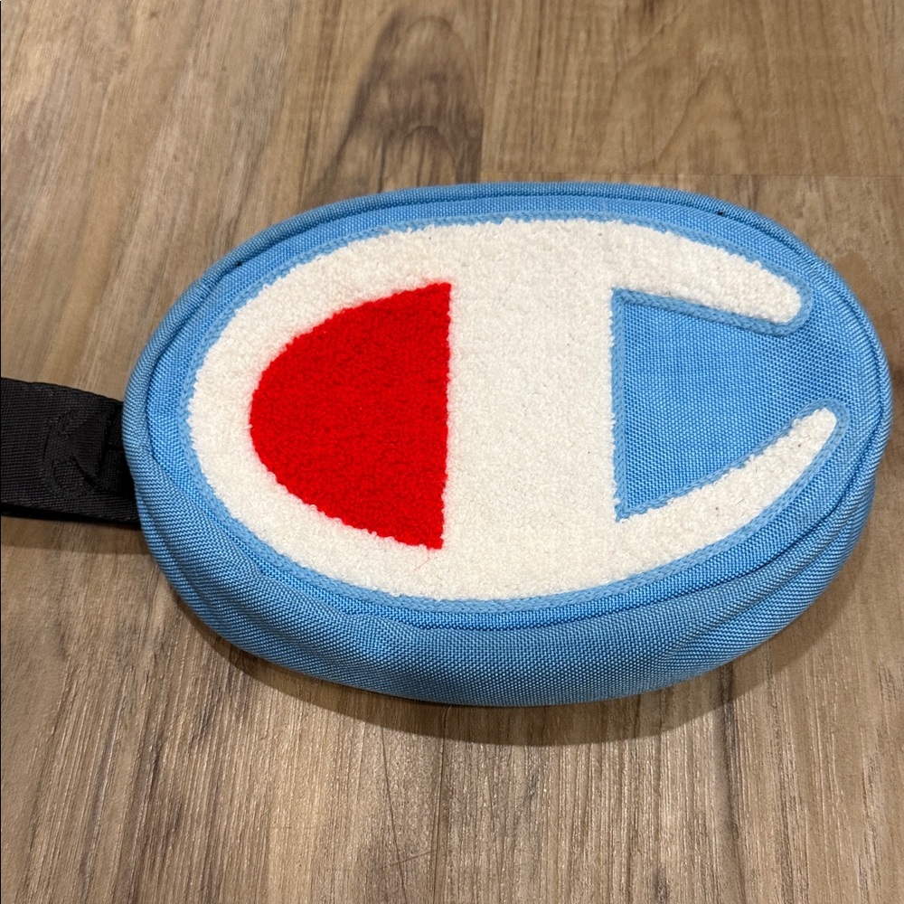 Champion Blue and Red Logo belt bag